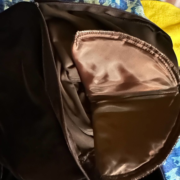 Panache Vintage Deep Brown Velvet Jumpsuit with Waist Chain Size 4 - Picture 11 of 12